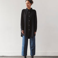 Atelier Delphine Oversized Overlay Flannel, Black