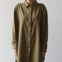 Atelier Delphine Oversized Overlay Flannel, Hunter Green