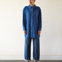Atelier Delphine Oversized Shirt Jacket, Blue