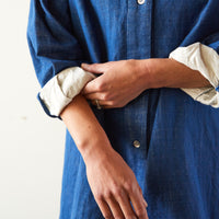 Atelier Delphine Oversized Shirt Jacket, Blue