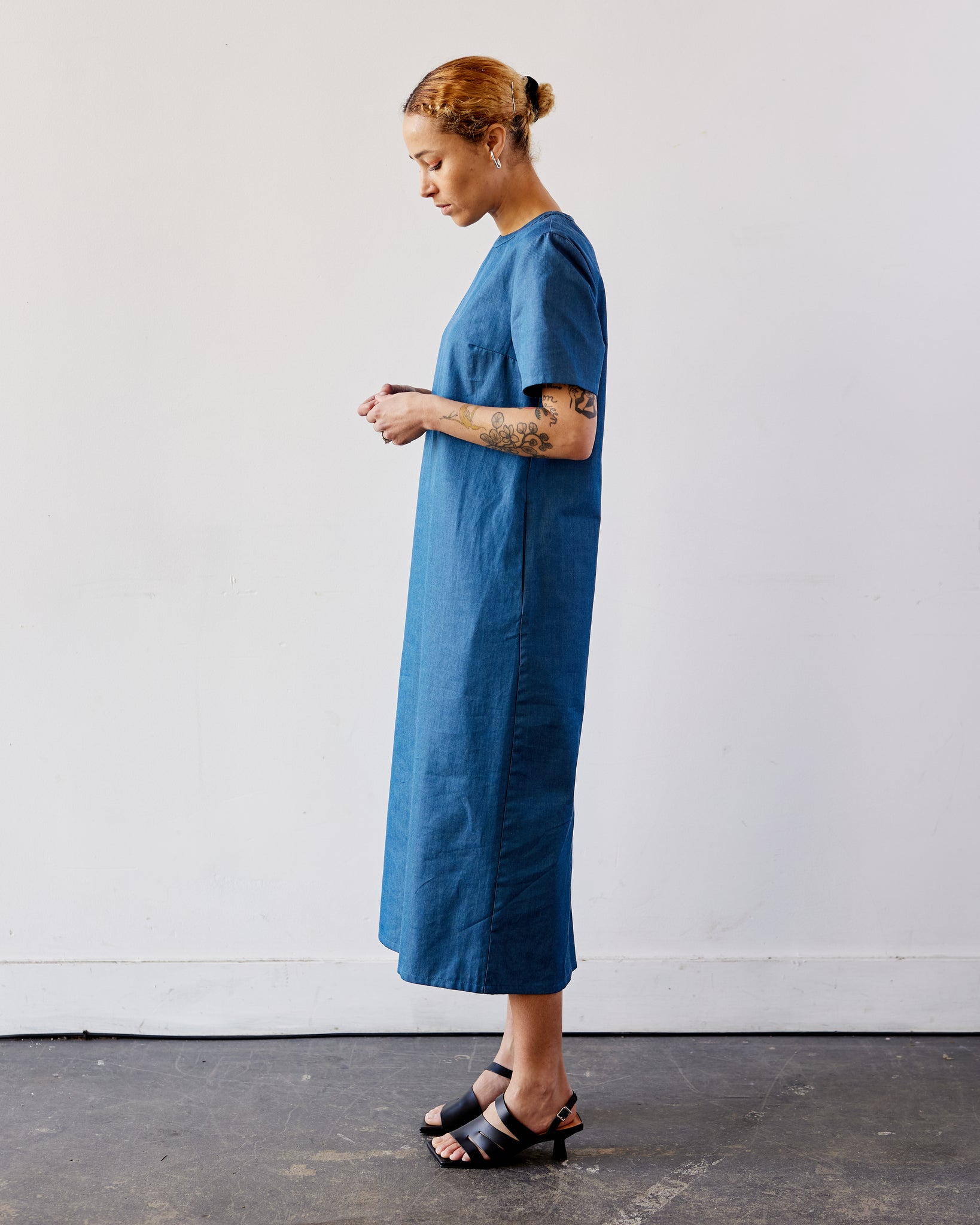 Atelier Delphine Pasanen Dress, Soft Lightweight Denim