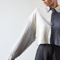 Atelier Delphine Patchwork Rugby Shirt, Monotone