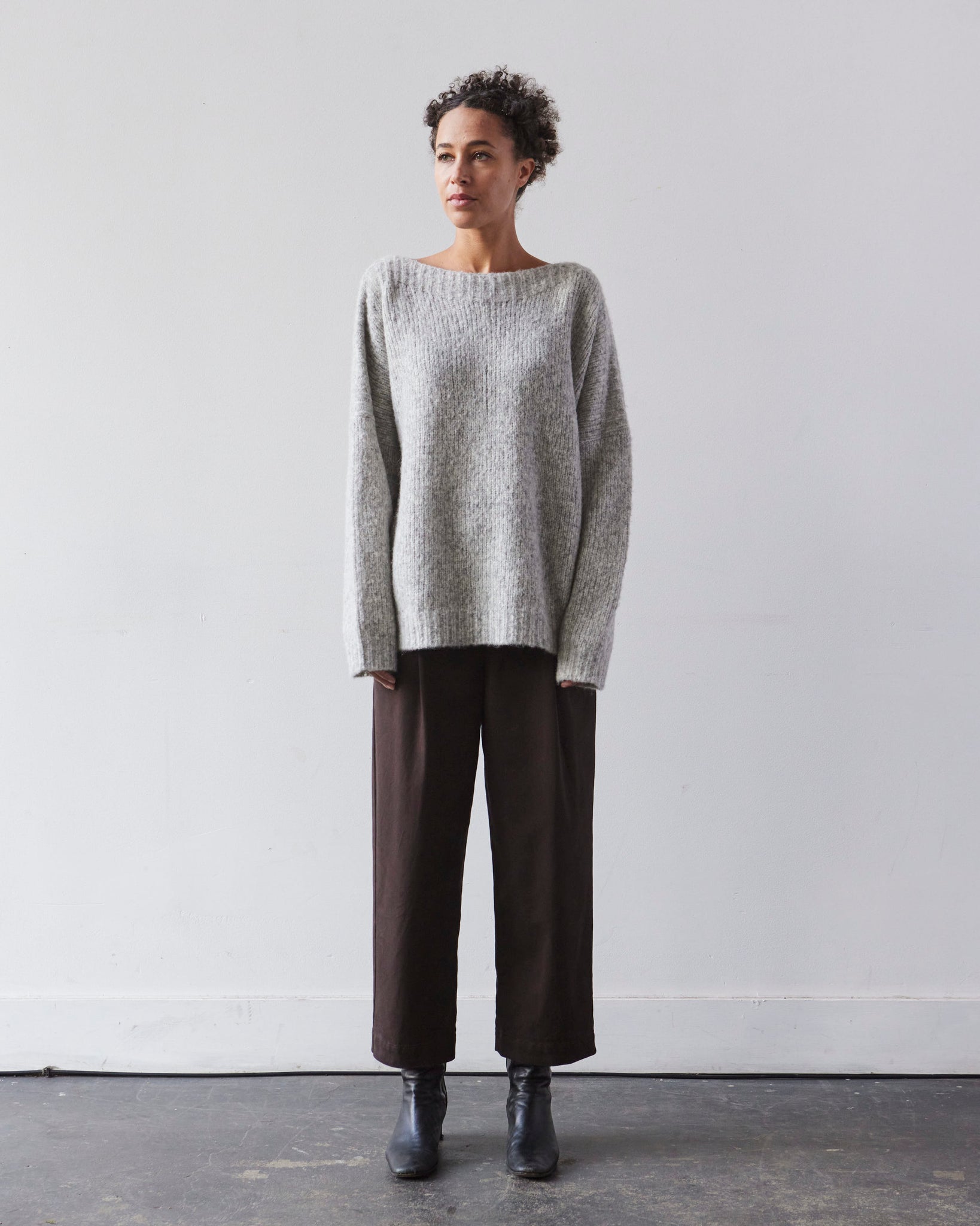 Atelier Delphine Tere Sweater Melange, Water Sky
