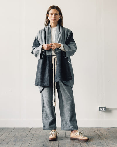 Delphine Haori Coat Patched Boa
