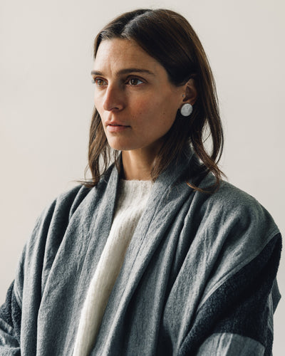 Delphine Haori Coat Patched Boa