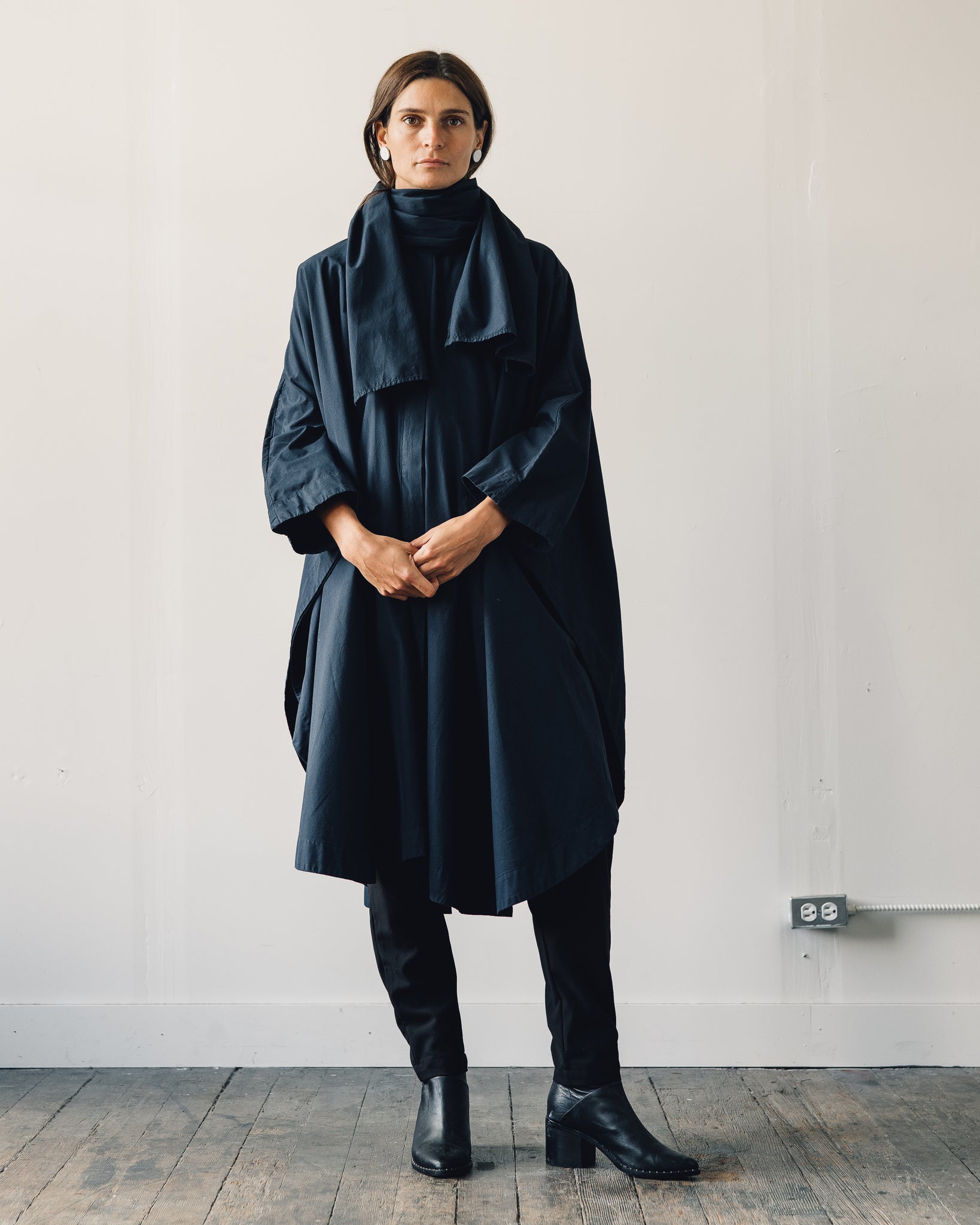 Atelier Delphine Kempster Coat, Dark Navy