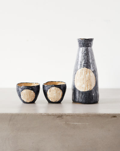 Ayame Bullock Indigo Moon, Sake Cups