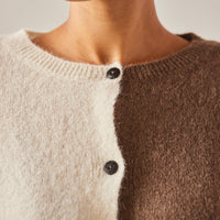 Cordera Baby Alpaca BiColor Sweater, Dark