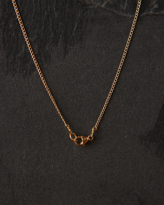 Barrow Fan Necklace, Gold