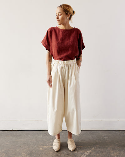 Black Crane Wide Pants, Cloud