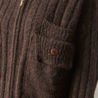 Cordera Baby Alpaca Pocket Jacket, Brown