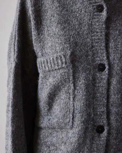 Cordera Baby Alpaca Polo Jacket, Grey