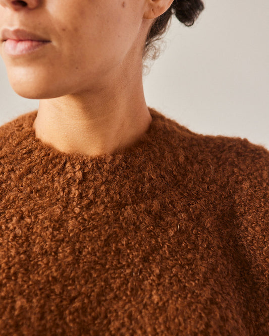 Cordera Boucle Sweater, Toffee