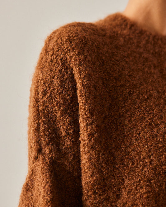 Cordera Boucle Sweater, Toffee