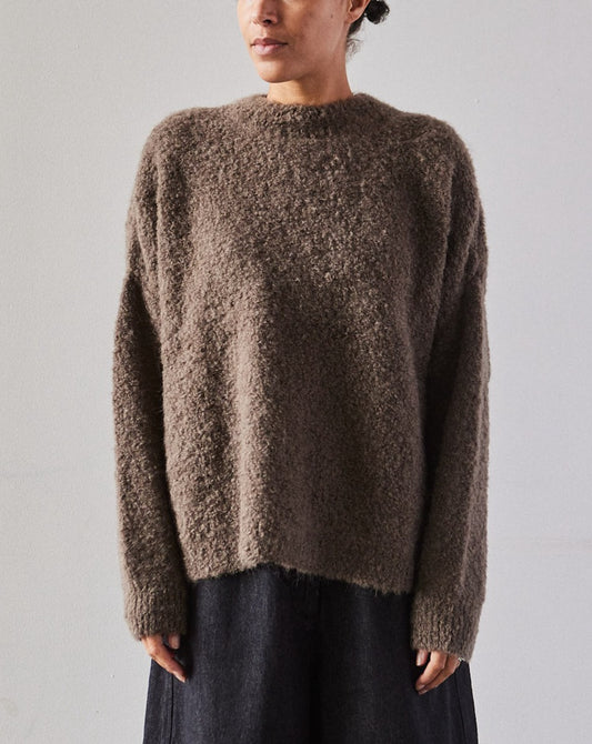 Cordera Boucle Sweater, Vetiver