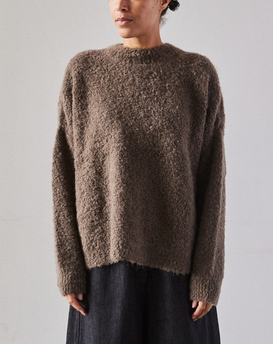 Cordera Boucle Sweater, Vetiver