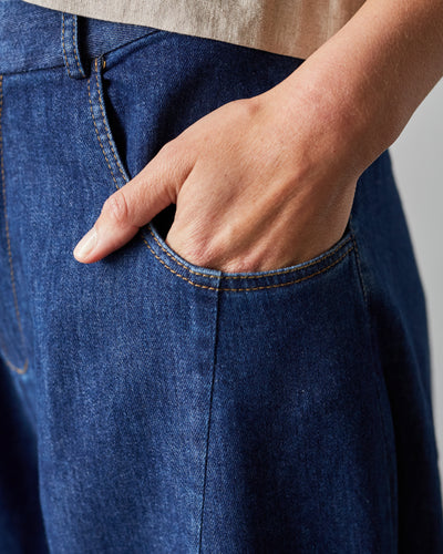 Cordera Button Pants, Denim