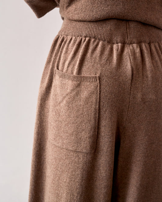 Cordera Cashmere Pants, Taupe