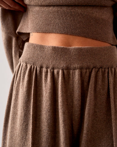 Cordera Cashmere Pants, Taupe