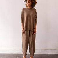 Cordera Cashmere Pants, Taupe