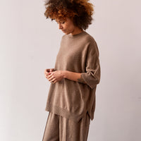 Cordera Cashmere Sweater, Taupe