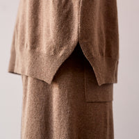 Cordera Cashmere Sweater, Taupe