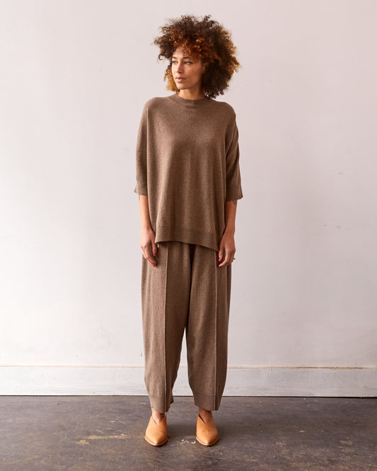 Cordera Cashmere Sweater, Taupe