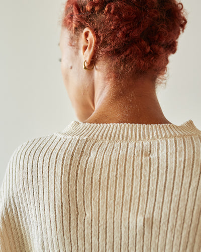 Cordera Cropped Sweater, Natural