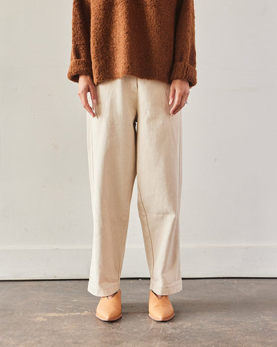 Cordera Cross Seam Pants, Natural