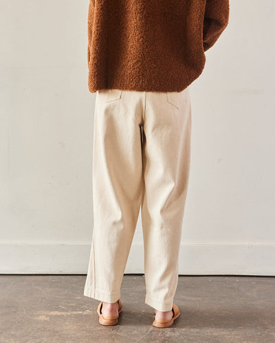 Cordera Cross Seam Pants, Natural