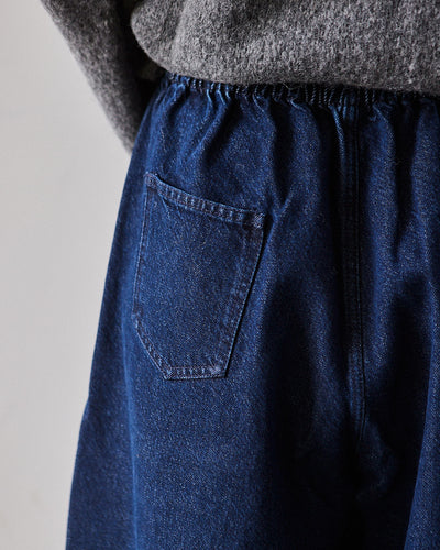 Cordera Curved Leg Pants, Denim