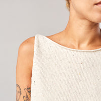 Cordera Heather Cotton Top, Natural