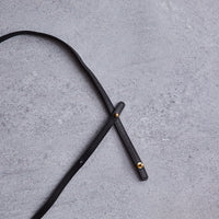 Cordera Leather Flap Bag, Black