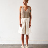 Cordera Linen Tank Top, Toasted