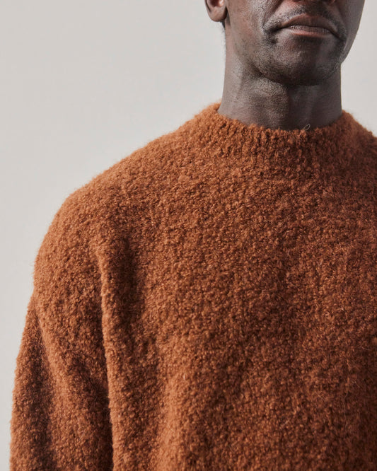 Cordera Men's Bouclé Sweater, Toffee