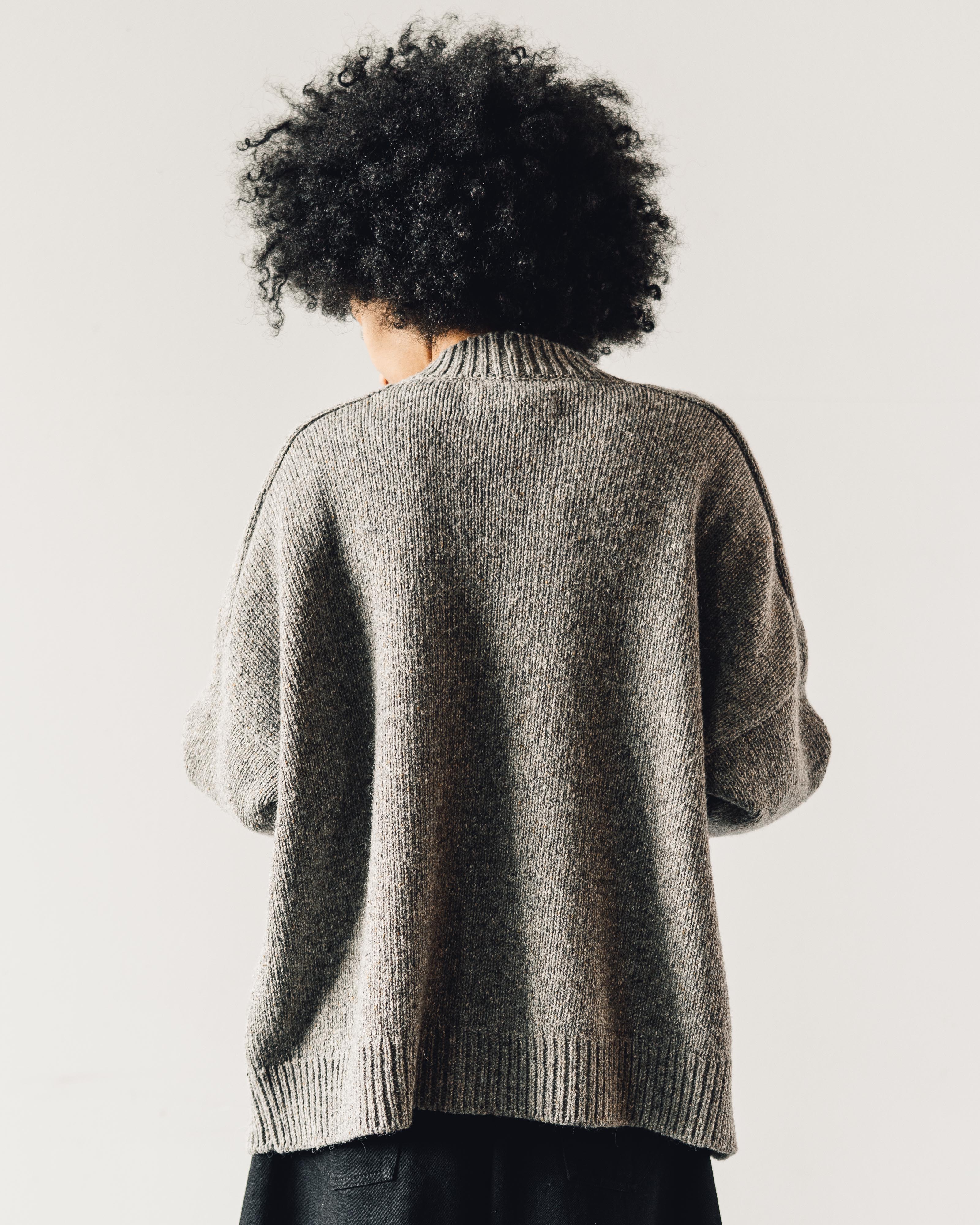Cordera Soft Wool Cardigan, Grey – Glasswing