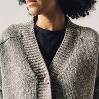Cordera Soft Wool Cardigan, Grey