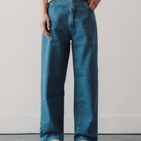 Cordera Straight Denim Pants, Indigo