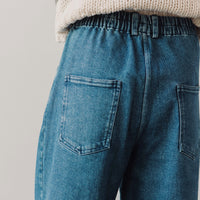 Cordera Straight Denim Pants, Indigo