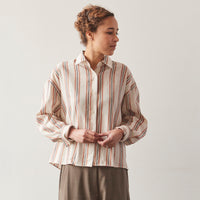 Cordera Wide Striped Shirt, Multi