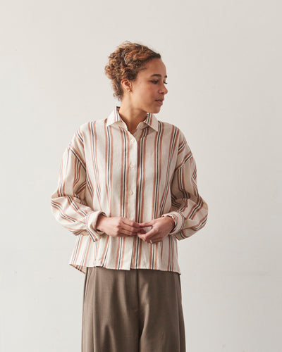 Cordera Wide Striped Shirt, Multi