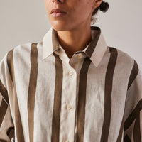 Cordera Wide Stripes Shirt, Vetiver
