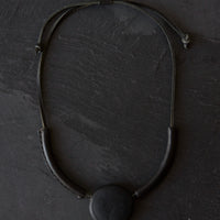 Crescioni Lecce Necklace, Black