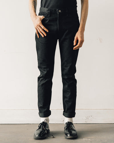 orSlow 307 Super Slim Denim, Black