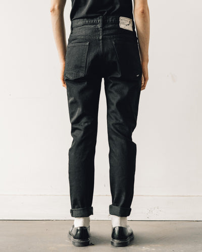 orSlow 307 Super Slim Denim, Black