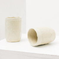 Ayame Bullock White Chiseled Tumblers