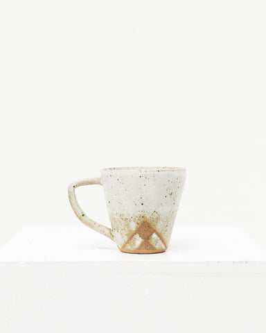 Ayame Bullock White Speckled Totem Mugs