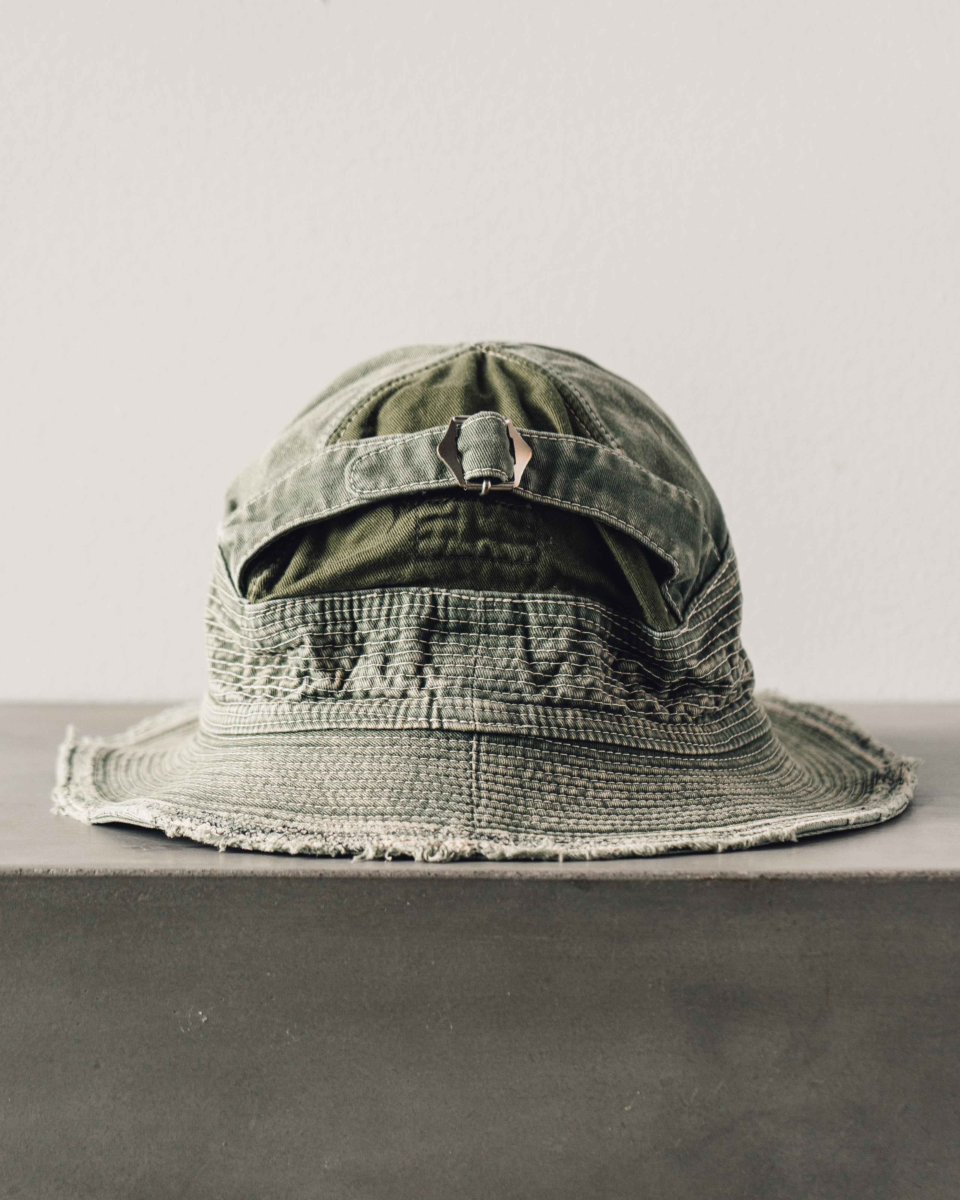 Kapital THE OLD MAN SEA バケットハット Kapital Old Man and the Sea Bucket Hat, Navy – Glasswing