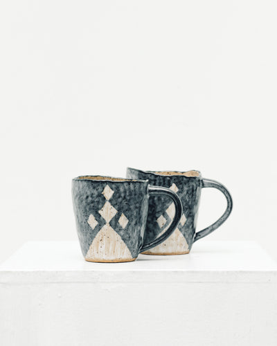 Ayame Bullock Indigo Mugs