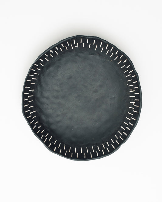 Ayame Bullock Black Mudcloth Bowls